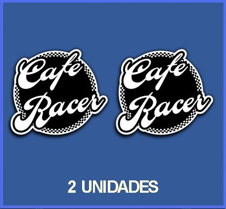 Ecoshirt KO-RP9W-WN3Z Aufkleber Cafe Racer Ref: Dp16 Sticker Motorrad Decals 10 cm