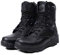 LiliChan Uomo Stivali Tattici Delta Zip Laterale Militare Lavoro 8 Pollici Esercito Scarpe (42, Nero)