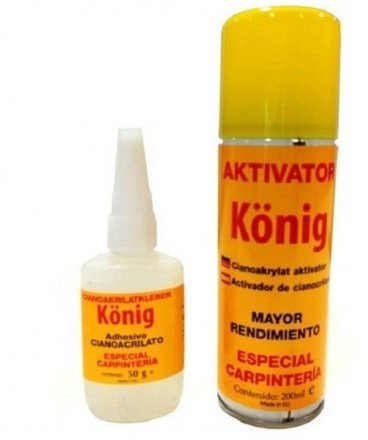 Heinrich Konig Iberica. 7003-S00-1100 - Adhesivo instantaneo cianocr 50gr+200ml activador konig