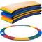 Arebos Trampolin Randabdeckung Federschutz Ø 366 cm | Trampolin Randschutz | Trampolinzubehör aus PVC und PE | Reißfest | Federabdeckung 100% UV-beständig & wasserabweisend | Bunt