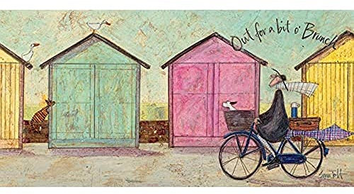 Sam Toft 'Out for a bit o' Brunch' Kunstdruck auf Leinwand,30 x 60 cm