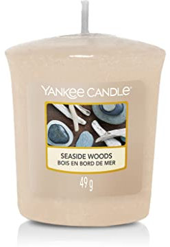 Yankee Candle Seaside Woods Votive Kerze, Plastik, Beżowy, 1 cm