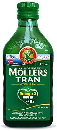 Moller's Norwegian Cod-Liver Oil Natural 250ml