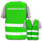 Bedruckte Warnwesten mit ISO-Leuchtstreifen * Standard- oder Reflex-Druck * Erste Hilfe und Brandschutz, Begriff:Brandschutzhelfer (Reflektierend), Farbe + Größe:Neon Grün (XL/XXL)