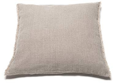 LinenMe 100% Leinen Kissenbezug 40x40 cm - Kopfkissenbezug mit Reißverschluss versteckten - Kissenhüllen, Zierkissenbezüge, Sofakissenbezüge