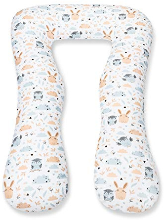 Amilian Stillkissen Seitenschläferkissen Kissen Schwangerschaft Schwangerschaftskissen Pregnancy Pillow Lagerungskissen Stillkissen XXL Body Pillow