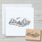 NEWSTAMPS Stempel Fröhliche Weihnachten 04 Motivstempel aus Holz & Gummi zum Karten und Geschenke basteln, Holzstempel für Weihnachtskarte, Advent, Schrift, Scrapbook, Textilstempel, Deko, Freunde