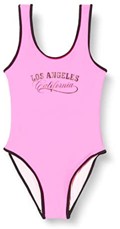 Haute pression Fille R9058 Maillot de bain une pi ce, Rose Fluo, 8 ans EU