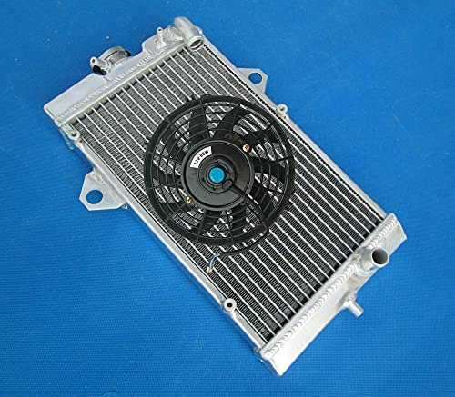 Radiador de aluminio 3R OW + ventilador de 7 pulgadas para Ya-ma-ha Raptor 700R YFM700R YFM7/YFM700 YFM 700 R 2006-2013 2012 2011 2010