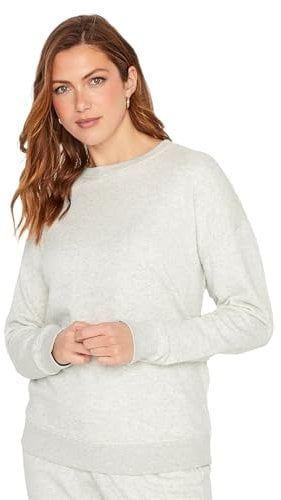Long Tall Sally - LTS Tall Long Sleeve Sweatshirt - Women's Light Grey