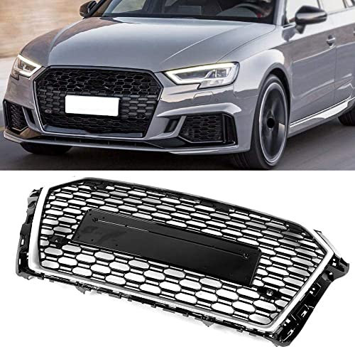 KJGE Auto Griglie Anteriori e per Radiatori per Audi A3 S3 8V 2017 2018 2019 | Griglia Radiatore Paraurti Anteriore Accessori