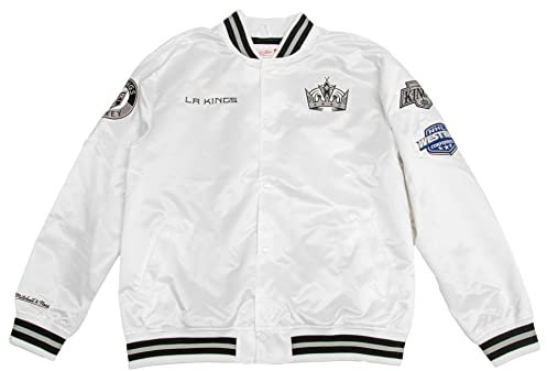 Mitchell & Ness NHL Hometown LW Satin Jacket - Los Angeles Kings, L