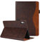 CASAFUNY Hülle für Lenovo Tab M9 HD 9 Zoll 2023, PU Leder Schutzhülle Book Cover mit Standfunktion Dokumentschlitze für Lenovo Tab M9 HD 9, Braun