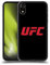 Head Case Designs Offizielle UFC Schwarz Rot Logo Soft Gel Handyhülle Hülle kompatibel mit Apple iPhone XR