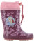 Disney FROZEN - Stivali da pioggia da 1 a 6 anni, foderati, caldi, con motivo Anna ed Elsa, impermeabili, per bambini, comode scarpe da pioggia per bambini, colore: Viola, Lilla, 24 EU