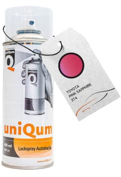 uniQum Autolack Spraydose für TOYOTA PINK SAPPHIRE 3T4 Autolack Reparatur 400 ml