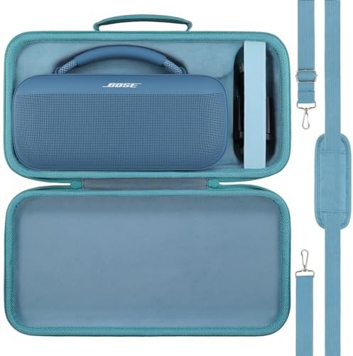 co2CREA Harte Tasche für Bose SoundLink Max Tragbaren Bluetooth-Lautsprecher Case Etui Tragetasche