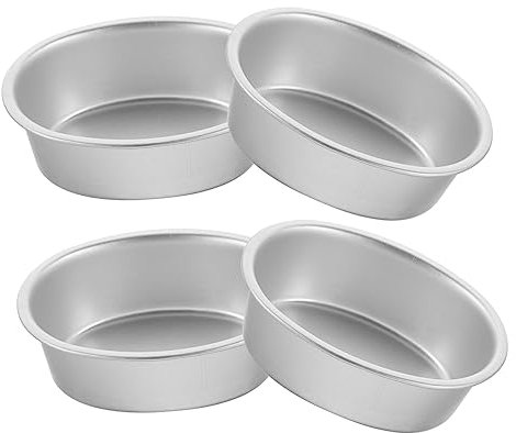 Alipis 4pezzi Stampo Per Torte Lega Di Alluminio Antiaderente e Resistente Per Dolci Per Cottura e Facile Da Pulire Stampo Per Cheesecake e Dessert Vari