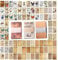 YZZT 180 Stück Postkarten Vintage Postkarte Home Dekorationen Postkarte Kunst Dekorative Postcar Karte Grußkarte Scrapbook Dekoration Karten Wandkunst Dekorationen Postkarten