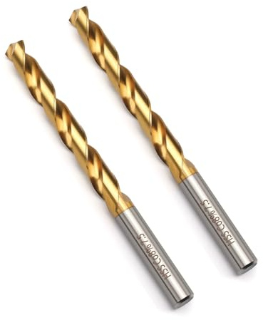 HSAWBIT BOX OF 2 x 7.5MM M42 HSS DRILL BIT SET/METAL DRILL BITS FOR HARD METALS/COBALT DRILL BITS FOR STAINLESS STEEL, CAST IRON, Copper