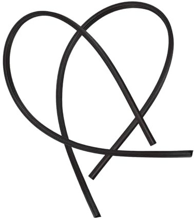 HOLIDYOYO 2Stücke Scheibenwischergummi Nachfüllung Förmige Wischerblatt Aufsätze Ersatz für Einfache Montage für Fahrzeugmodelle