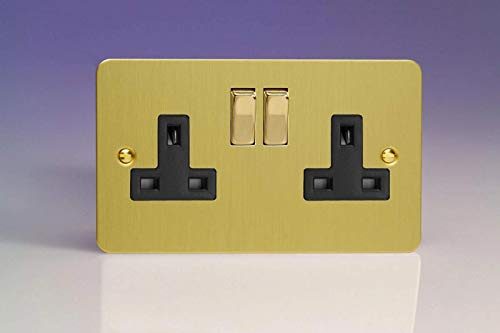SOCKET SWCHD 2G 13A B/B