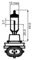 H8 Halogen Autolampe 12V/35W WHITE
