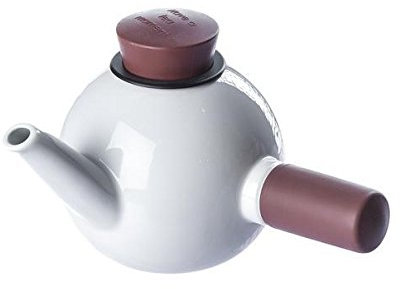 Qdo Teekanne, Porzellan, Braun, 1L