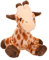 Wild Republic 14885 Hug'ems Plüschtier, Kuscheltier, Giraffe 18cm