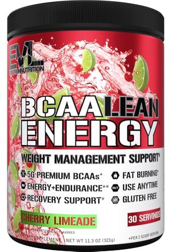 Evlution BCAA Lean Energy (30 serv) Cherry Limeade - Aminosäuren - BCAA