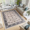 TAPISO Colorado Teppich Wohnzimmer Klassisch Kurzflor Orientalisch Creme Schwarz Floral Ziegler Ornament Muster Traditionell ÖKOTEX 250 x 350 cm