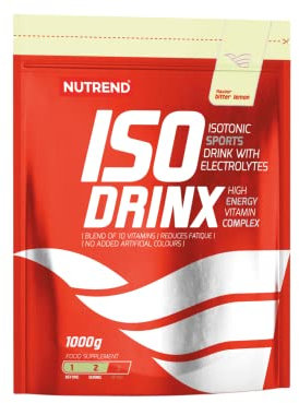 Nutrend Isodrinx 1000g 1kg Isotonisches Getränk mit Vitaminen (Bitter Lemon)