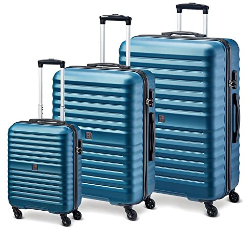 MODO BY RV RONCATO Venus, Set 3 Trolley Unisex – Adulto, Petrolio, L + M +C