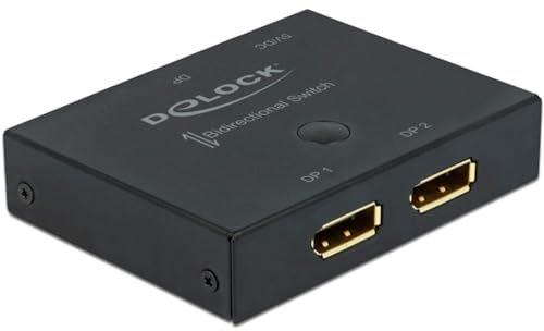 DeLOCK DisplayPort Switch DisplayPort Switch 2-1 bidirectional 8K 30Hz