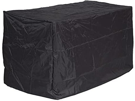 Abdeckhaube HWC-J41, Abdeckplane Schutzplane Schutzhülle, Outdoor Gartenmöbel Garnitur, anthrazit - 75x180x120cm