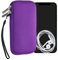 kwmobile Handytasche für Smartphones XL - 6,7/6,8 - Neopren Handy Hülle Violett - Handy Tasche 17,2 x 8,4 cm Innenmaße