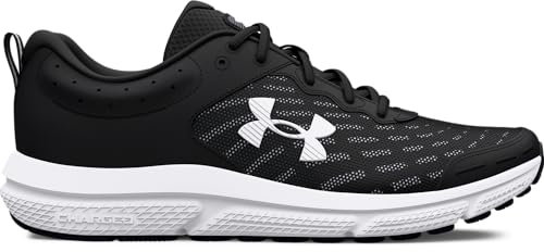 Under Armour Ua Charged Assert 10, Zapatillas para Correr Hombre, Black / Black / White, 48.5 EU
