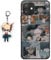 Staremeplz Compatible with iPhone 14 Plus Case With Anime Figure Design [With Keychain], Soft Silicone TPU Cartoons Protective Phone Case for iPhone 14 Plus