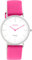 Oozoo Vintage Damen Uhr - Pinke Armbanduhr Damen mit 18mm Lederarmband - Analoge Damen Armbanduhr in rund - C20285