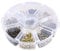 huruirui 1600pièces Petits Clous,Mini Clous Bois en Fer pour Photo Clous pour Photo Suspendus Meubles de Travail du Bois DIY Clous Bricolage Images Décoratifs Clous Argent Doré Argent Noir