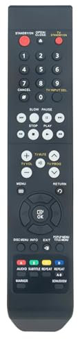 00070E New Replacement Remote Control fit for Samsung Blu-ray DVD Player 00070E BD-P1500/XAA BD-P2500/XAA BD-P2550/XA BD-P2500 BD-P1500 BD-P2550