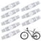 Fangehong 8 Stück Fahrrad Speichenreflektoren, Fahrrad-Rad Reflektoren, Speichen Reflektoren für Mountainbike Rennrad Stadtrad (Weiß)