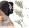 Ypkia Lot de 3 pinces à cheveux en forme de papillon en métal doré pour femme et fille - Accessoires de cheveux épais et fins