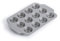 KitchenAid Bakeware Plateau à Mini Muffins 12 Moules en Acier Aluminisé Sans PFAS Antiadhésif, Va au Four, Va au Lave-Vaisselle, Gris