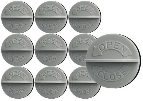 vhbw 10x Patronenfilter Verschlussschraube kompatibel mit Kärcher WD 3 Premium Staubsauger Grau Weiß