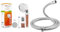 Ibergrif M22025,Pommeau de Douche 3 Modes, Système de Filtration à Trois Étages & GRIFEMA G851-18, Flexible de Douche Universel (G1/2 pouces, 1.8M), Tuyau de Douche Anti-Torsion