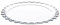 Queensway Home & Dining 26cm Large Round Clear Glass Dessert Plate Dish Serving Set of 1/2/4/6 Pcs - Home Restaurant Elegant Dining Tableware Set for Desserts Parties and Appetizers