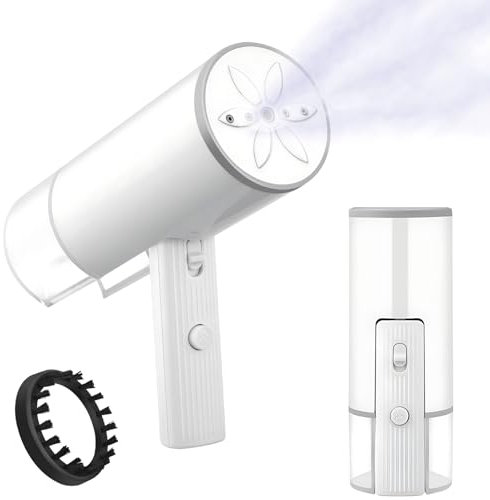 Hoquare Travel Clothes Steamer Portable Iron, Handheld Travel Mini Garment Steamer, Travel Iron Handheld Steamer, Professional Clothes Wrinkles Remover for Travel, Home, Office