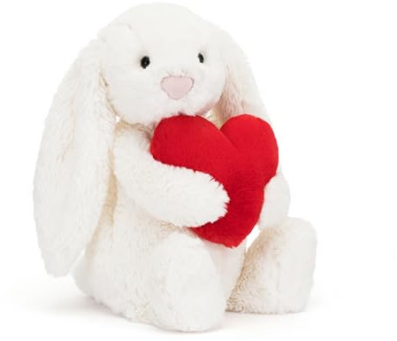 Jellycat Bashful Red Love Heart Bunny Stofftier