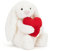 Jellycat Bashful Red Love Heart Bunny Stofftier